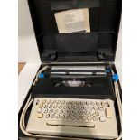 Olivetti Lettera 36 electric portable typewriter in carrying case (saleroom location: S2Q B06)