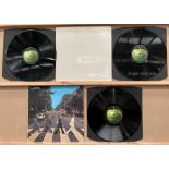 Two Beatles LPs - 'The White Album' double on EMI Apple PCS 3067/8 (no photographs or inner folding