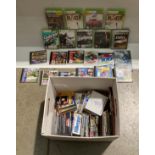 Contents to box - 9 assorted Xbox 360 games including Forza, Batman,