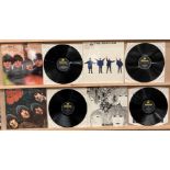 Four Beatles LPs - 'Beatles For Sale' on EMI Parlophone PMC 1240, 'Help' on EMI Parlophone PMC 1255,