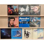 Ten assorted LPs - Rock and mainly 1980s including David Bowie 'Hunky Dory', 'Changes Two',