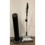 G-Tech SW02 cordless carpet sweeper complete with charger and a Moretti 29" tower fan (saleroom