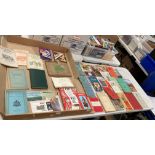 Contents to blue plastic crate - assorted manuals, booklets and ephemera - Pheasant Culture,