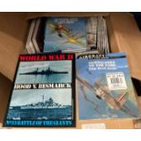 Contents to box - a large quantity Aircraft of the Aces and World War II magazines (saleroom