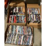 160 assorted DVDs (ratings U to 18) including Taken, Jason Bourne Collection, Skyfall, 300,