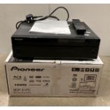 A Pioneer BDP-51FD Blu-Ray player in box complete with controller and power supply (saleroom