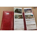 Two albums containing 200 postcards - mainly coastal scene related (saleroom location: S3 T7)