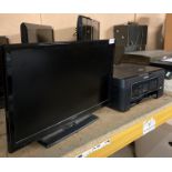 Hitachi 22" TV/DVD combi model: 22HBD06U complete with remote and an Epson XP-4150 Expression home