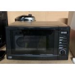 George Home 700w microwave oven in black,