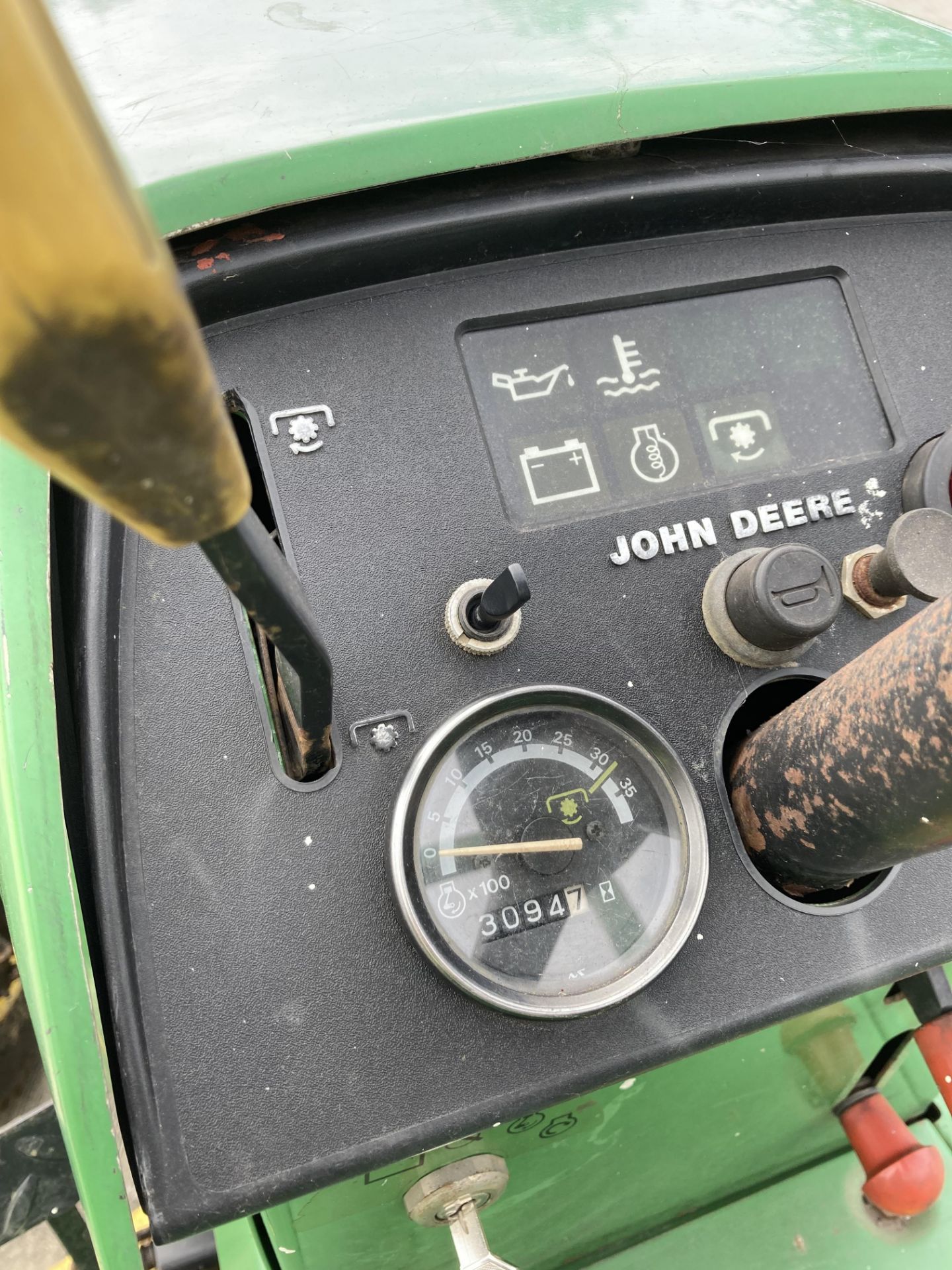 JOHN DEERE 755 HYDROSTATIC 4X4 TWIN PTO TRACTOR/GRASS CUTTER - three point linkage. - Image 12 of 13