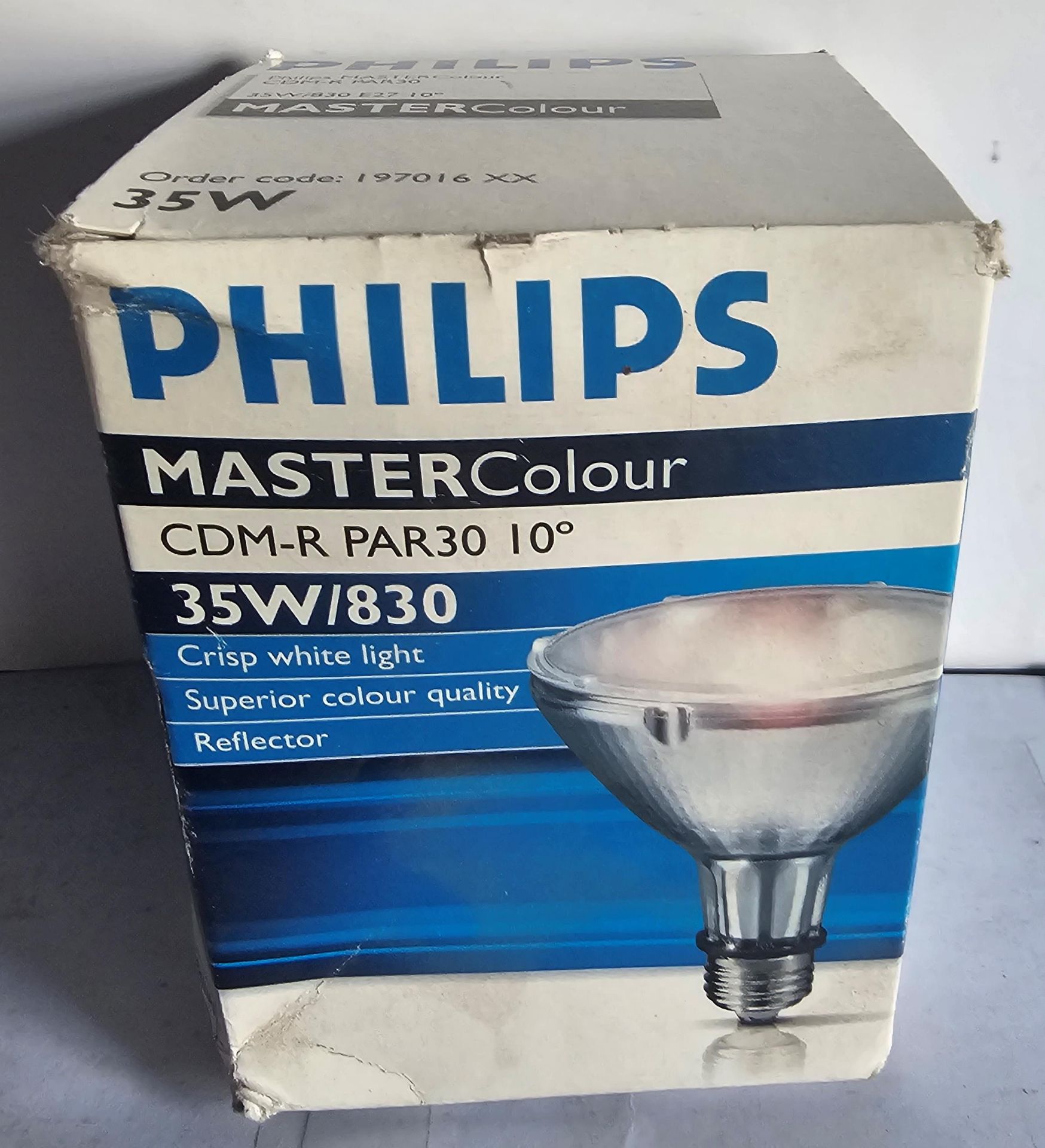 6 x PHILLIPS REFLECTOR BULBS/LAMPS