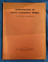 London Midland and Scottish Railway 'Reorganisation of Crewe Locomotive Works' published by the