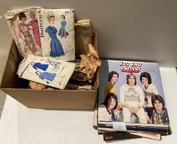 Contents to box - twenty 12" vinyl records including signed copy of Bay City Rollers 'Rollin',