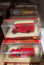 Fifteen diecast vehicles by Matchbox Models of Yesteryear including 1938 Mercedes Benz, Y18 Cord,