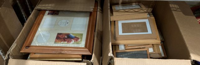 Contents to two boxes - assorted picture frames (saleroom location: S1 CR)