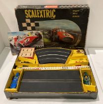 Scalextric Grand Prix Series GP2 circa 1961 in original box complete with two cars, two controllers,