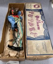 A Pelham March Hare puppet in the wrong box (saleroom location: S3 counter) Further
