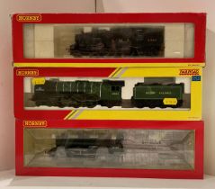 Three OO gauge locomotives - Hornby 'Leicester City',