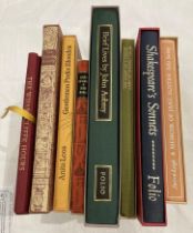 Seven Folio Society Publications - all with protective covers - John Aubrey 'Brief Lives',