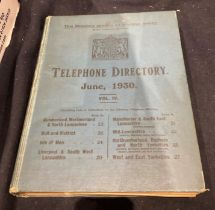 A Post Office Telephone Directory for June 1930 (vol.