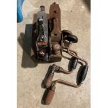 2 x hand planes by Stanley and GTL together with 2 x bits and braces (saleroom location: S2 QB15)