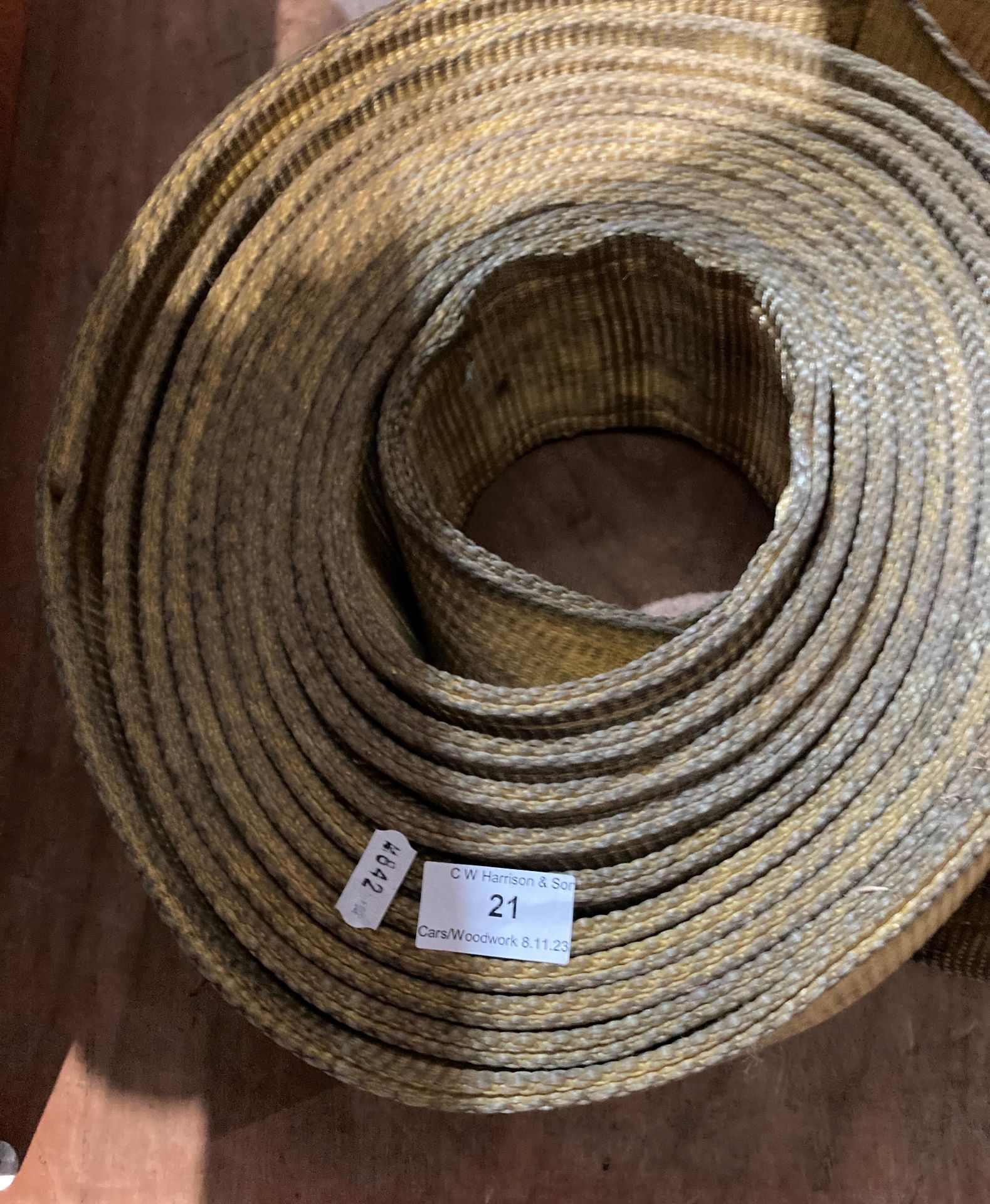 Yellow webbing sling (saleroom location: MA1) Further Information *Please note the