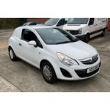 VAUXHALL CORSA 1.2 CDTi ECOFLEX VAN - Diesel - White. On the instructions of: A retained client.