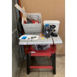 Lumberjack 254mm table saw (single phase) with manual together with rear and side extensions and a