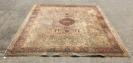 Large Oriental style rug 360 x 455cm (saleroom location: MA4)