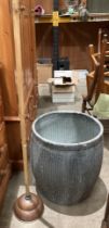 Vintage galvanised peggy tub 51cm high, Simplex No.