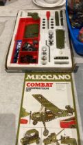 A Meccano Combat construction set,