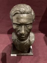 Peter Close a Limited Edition bronze bust of Jim Clark, the racing driver,