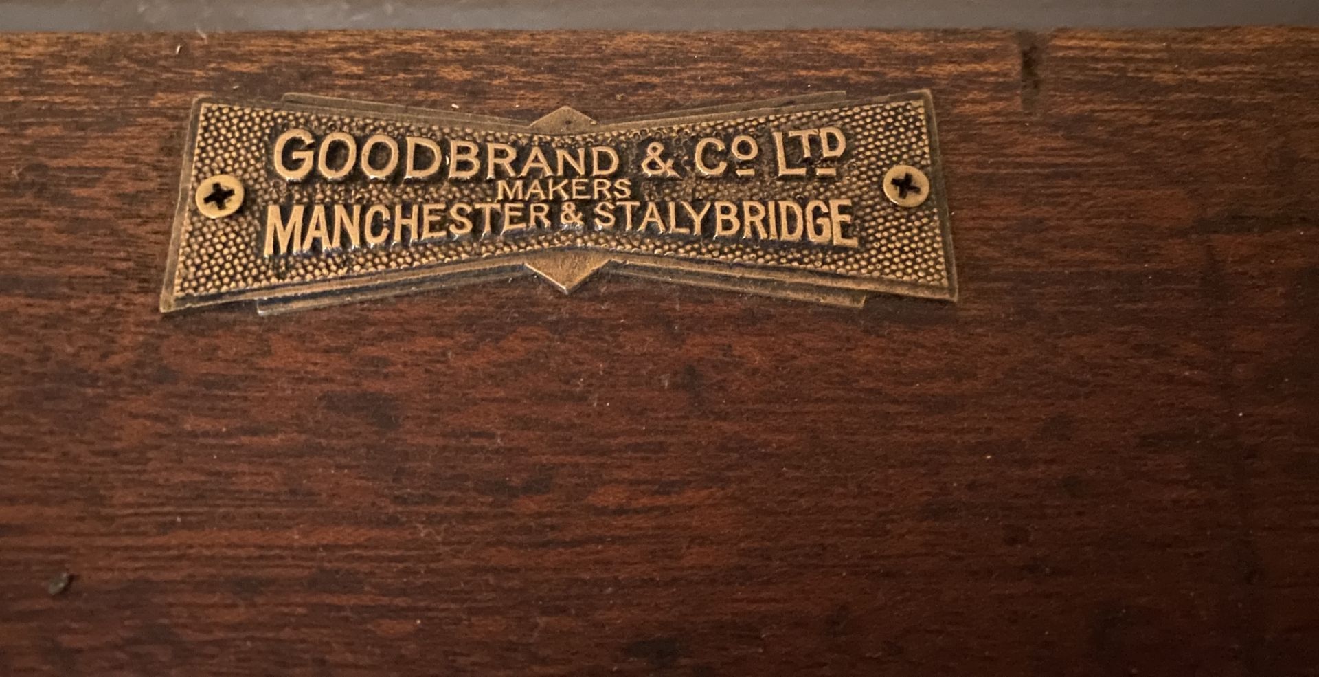 Goodbrand & Co (Manchester and Stalybridge) manual wood and brass wool winding and measuring - Image 5 of 5