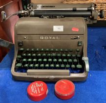 Royal manual typewriter (saleroom location: S3QC01)