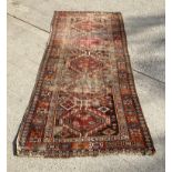 Persian multi-coloured rug 120 x 250cm (saleroom location: MA4)