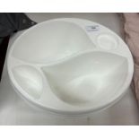 3x WHITE TOP AND TAIL BABY WASHING BOWLS (Saleroom location: G07)