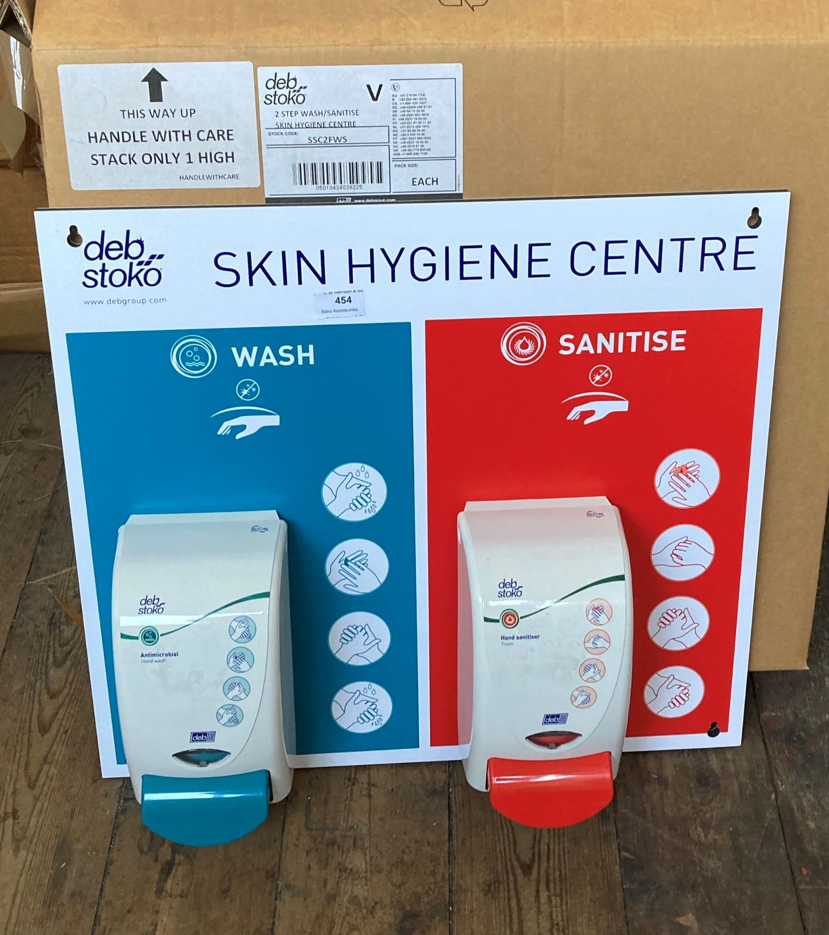 20 x Deb Stoko two-step wash sanitizer centres (saleroom location: Sunnybank Street,