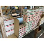 Contents to shelf - approximately 50 x boxes of Sterostrip Premium and Wash-Proof elastic plastic