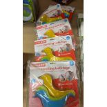 5X SKIP HOP DUNCK STACKING BATH TOYS RRP£75 NEW IN PACKAGING (Saleroom location: E12)