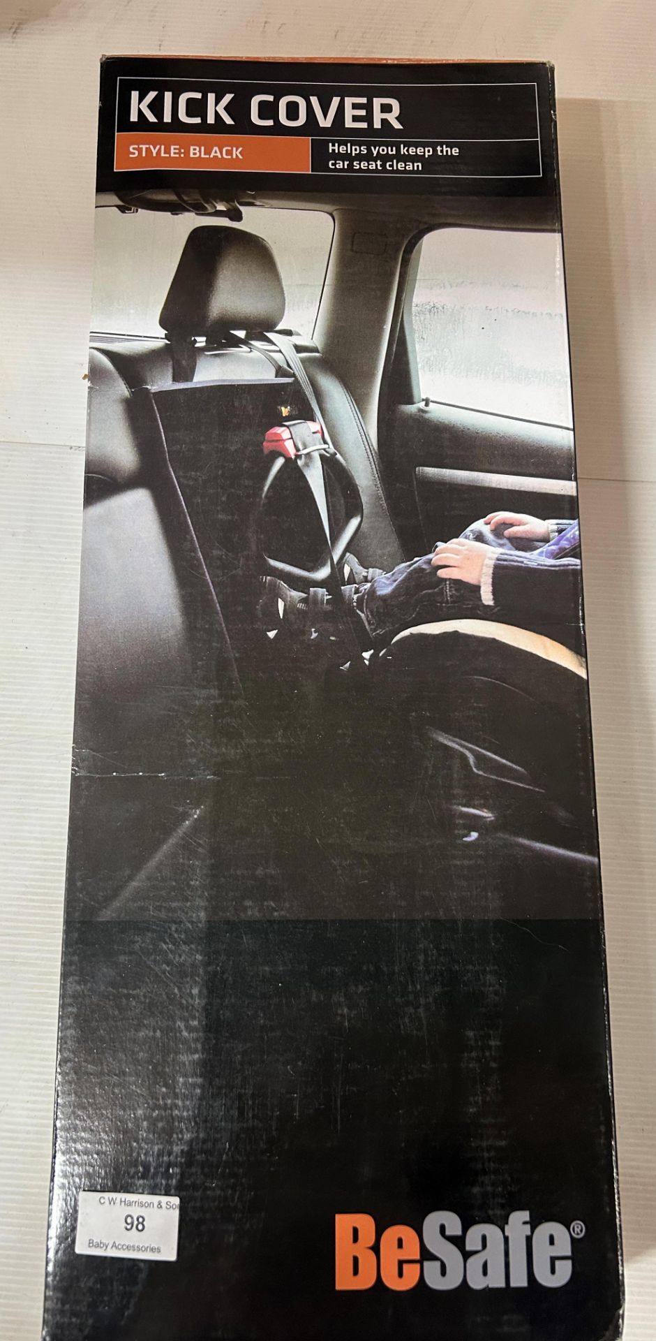 BE SAFE BLACK KICK COVER SEAT PROTECTOR RRP £35 BNIB (Saleroom location: F11) - Image 2 of 2