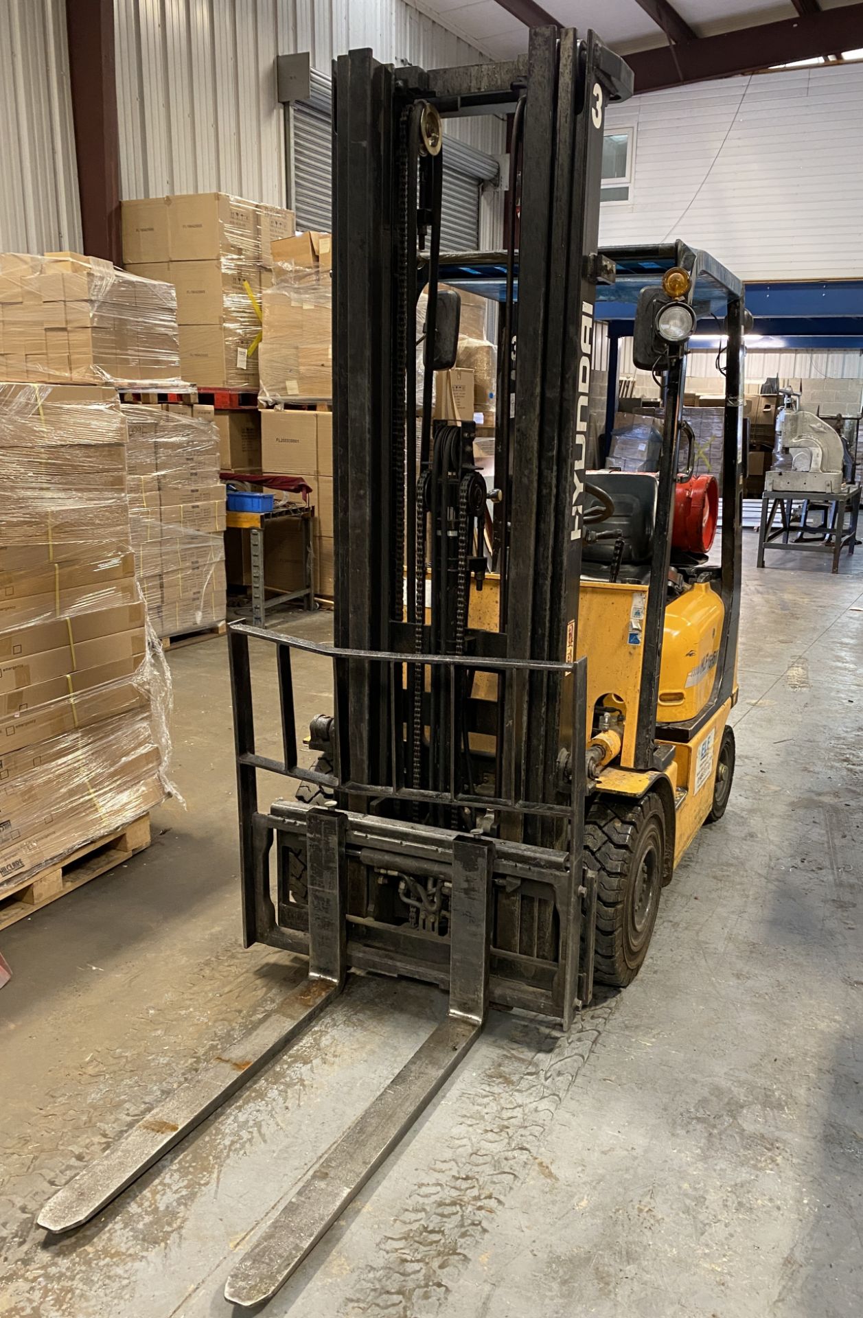 Hyundai HLF15-5 LPG gas Forklift sn. FW0110171. - Image 3 of 18