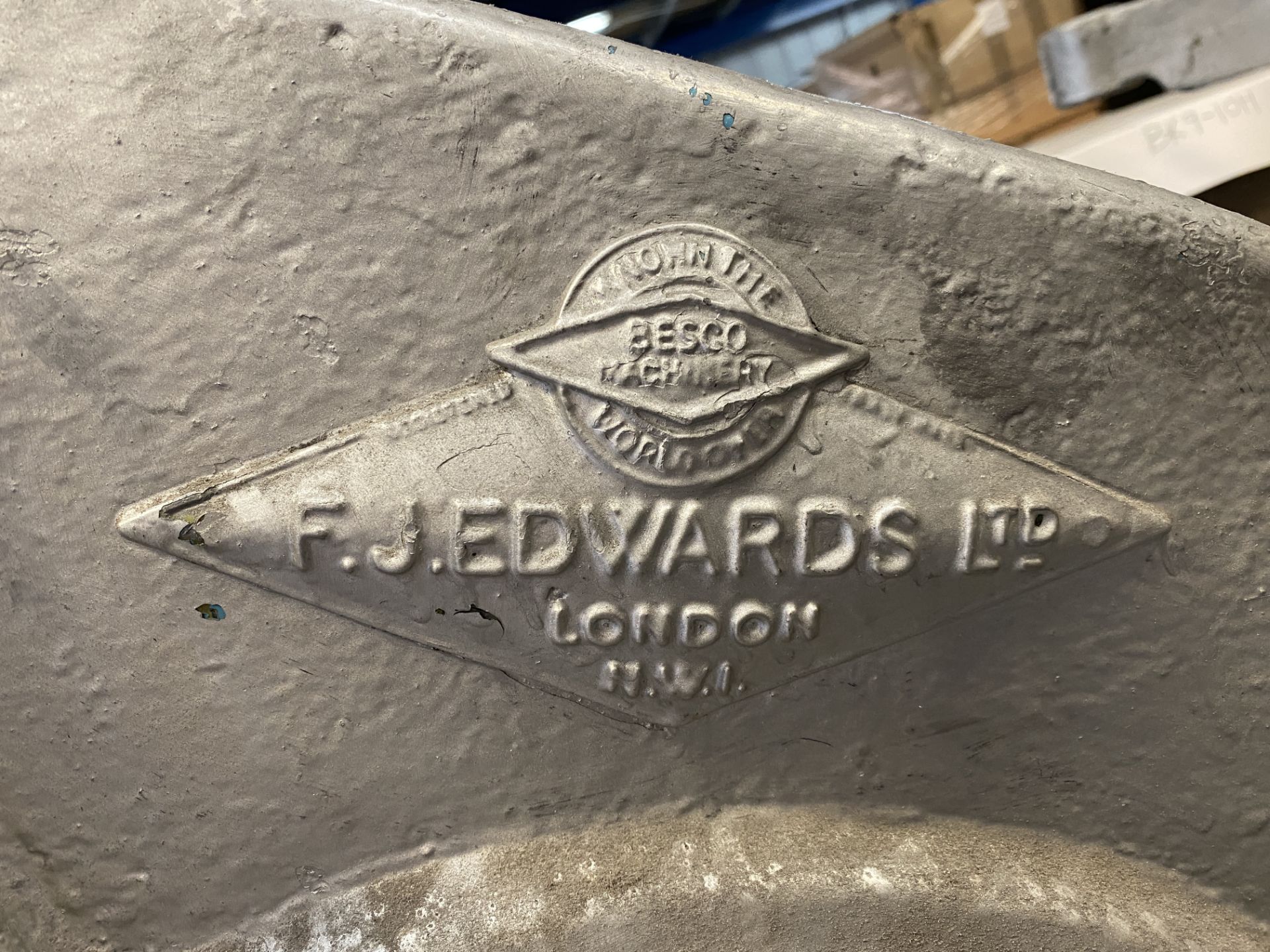 F J Edwards bench mounted fly press Further Information *** Please note: This lot is - Image 4 of 5