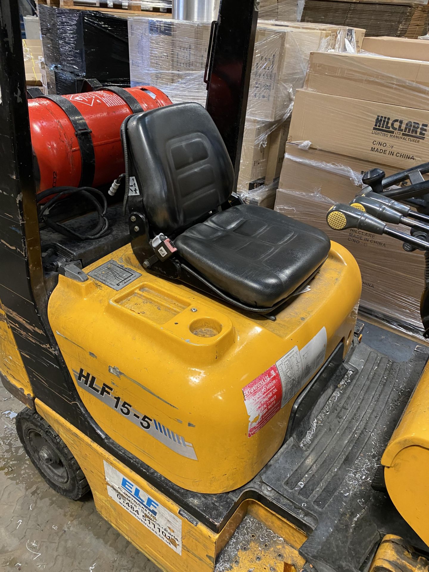 Hyundai HLF15-5 LPG gas Forklift sn. FW0110171. - Image 6 of 18