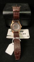 AV1-8 Sport Automatic 100m water resistant gents watch with brown leather strap in box (saleroom