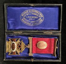 9ct gold (375) RAOB Medal with inscription on reverse 'This Order of Merit was Conferred on Bro: R