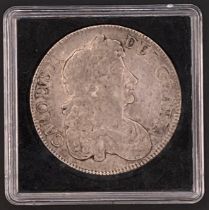 1677 Charles II crown, very fine,