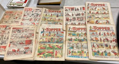 Approximately 170 The Topper Comics (in colour) and The Topper Comic (red and black coloured)