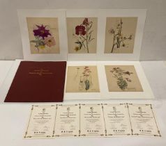 Set of five 'The Flower Paintings of Charles Rennie Mackintosh' Limited Editions including 'Sea