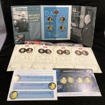 The Official Imperial War Museum's 'Britain's Darkest Hour' five piece coin collection set,