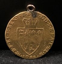 1788 George III gold spade guinea, approximate weight 8.